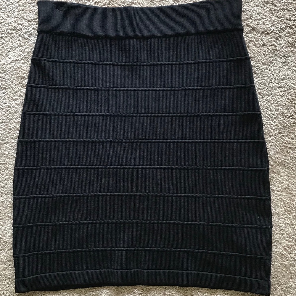 Black Bebe skirt